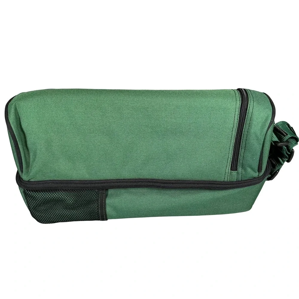 Picnic Time Inc Green Canvas Insulated Wine Beverage Tote Bag Adjustable Strap‎